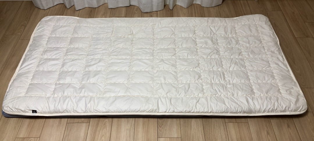 03BASIC 洗えるベッドパッド ウール100％ キナリ　シングル
